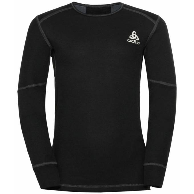 Funkční prádlo Odlo Active X-Warm Kids Eco BL Top Crew Neck LS Black - 2023/24