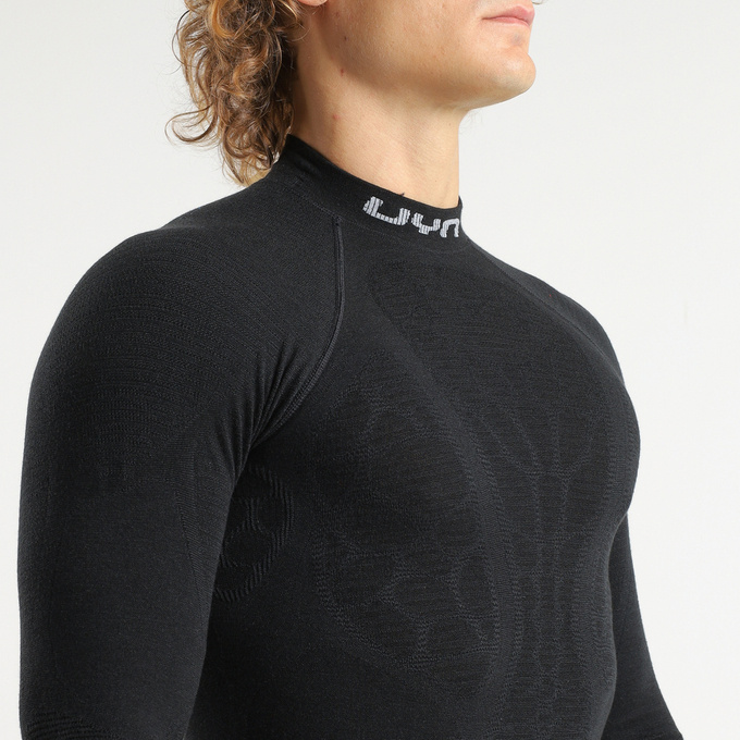 Funkční triko UYN Man Elevatyon Biomorph UW Shirt Long SL Turtle New Neck Black - 2024/25