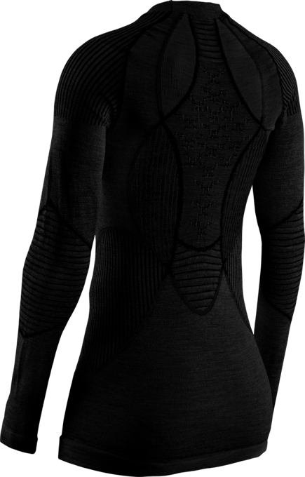 Funkční triko X-Bionic Apani 4.0 Merino Shirt Round Neck LG SL Women Black - 2023/24