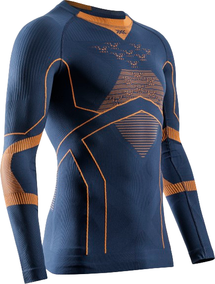 Funkční triko X-bionic Energy Accumulator Light Shirt LS Marine/Orange - 2024/25