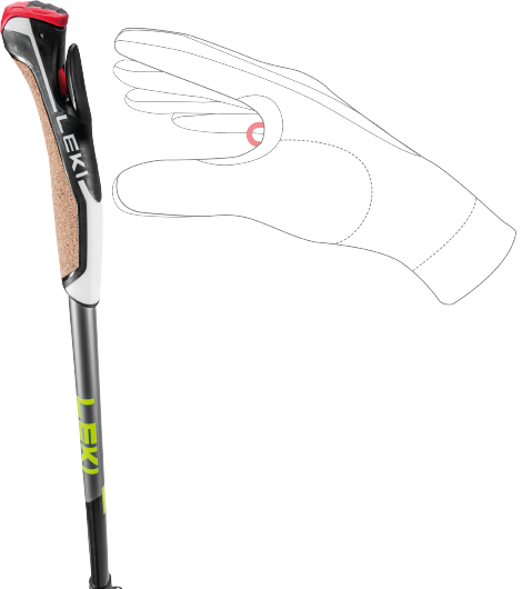 Hole Nordic Walking LEKI Traveller Alu - 2023