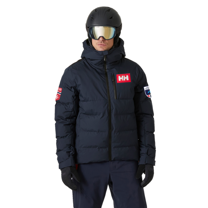 Lyžařská bunda Helly Hansen Kvitfjell Race Puffy Jacket Navy NSF Replica - 2024/25