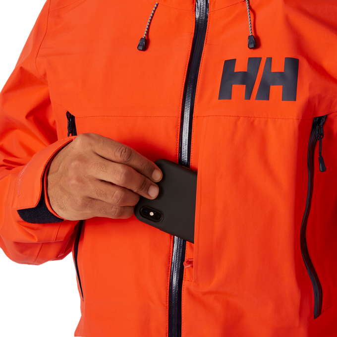 Lyžařská bunda Helly Hansen Sogn Shell 2.0 Jacket Cherry Tomato - 2024/25 