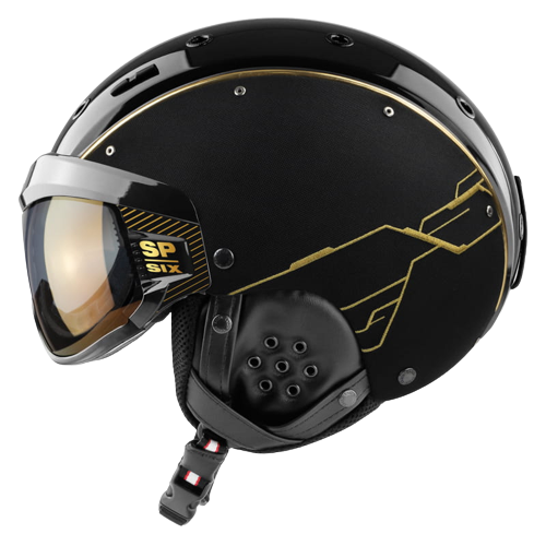 Lyžařská helma Casco SP-6 Limited Circuit Gold Black - 2023/24