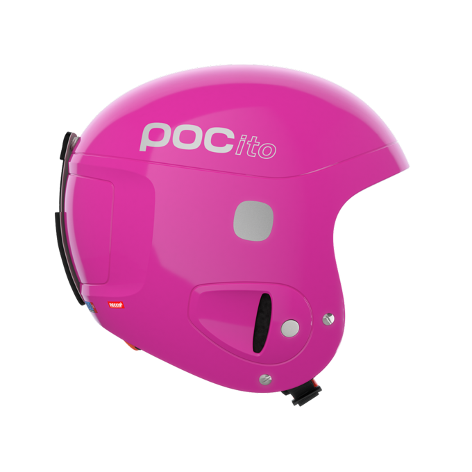 Lyžařská helma POC Pocito Skull Fluorescent Pink - 2024/25