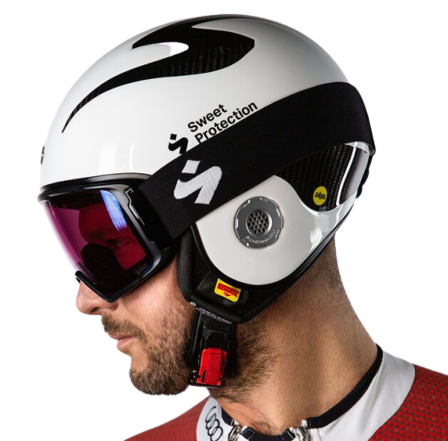 Lyžařská helma SWEET PROTECTION Volata WC Carbon Mips Helmet Gloss White - 2022/23