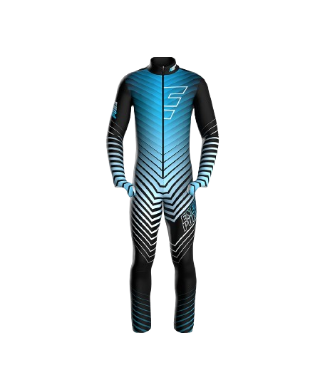 Lyžařská kombinéza ENERGIAPURA Active Black/Blue (non insulated,unpadded) - 2023/24