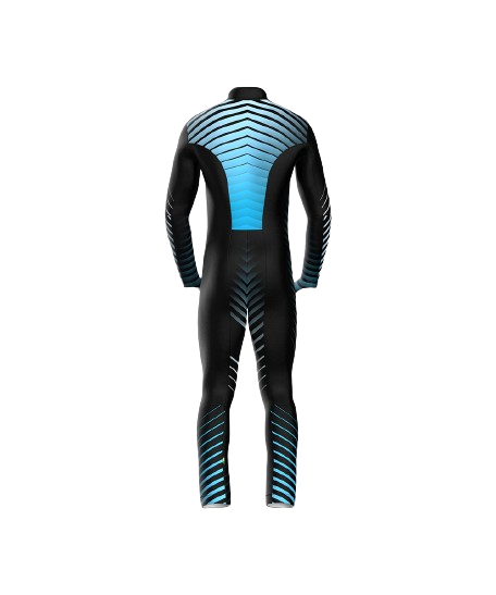 Lyžařská kombinéza ENERGIAPURA Active Black/Blue (non insulated,unpadded) - 2023/24