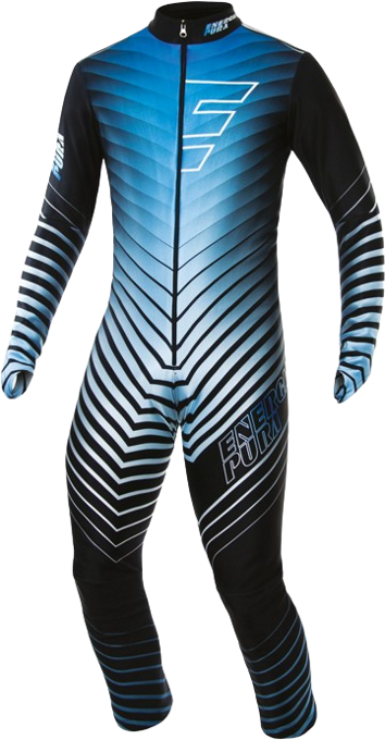 Lyžařská kombinéza ENERGIAPURA Active Black/Turquoise Junior (izolační, unpadded) - 2022/23