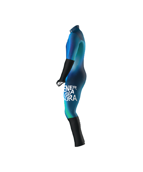 Lyžařská kombinéza Energiapura Aurora Blue Junior (insulated, unpadded) - 2024/25