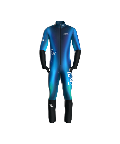 Lyžařská kombinéza Energiapura Aurora Blue Junior (insulated, unpadded) - 2024/25