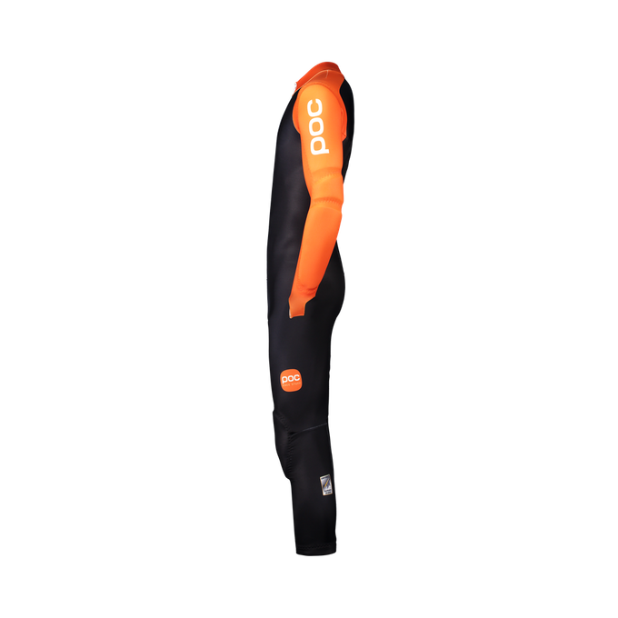 Lyžařská kombinéza POC Skin GS Uranium Black/Zink Orange - 2023/24