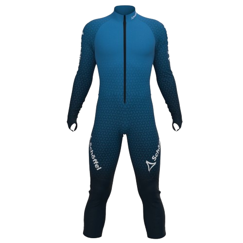 Lyžařská kombinéza Schoffel Team Racesuit K JR Blue/Yellow - 2024/25