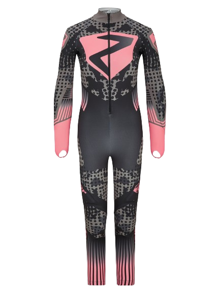 Lyžařská kombinéza Ziener RCE Racesuit Black Foggy Print Pink Vanilla - 2024/25