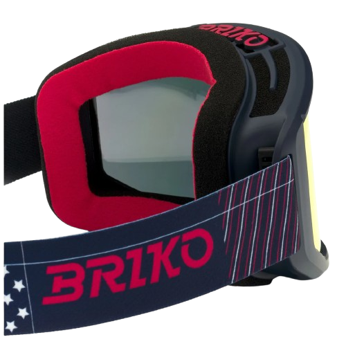 Lyžařské brýle Briko Vulcano Mask USA Tangaroa Blue Red - 2024/25