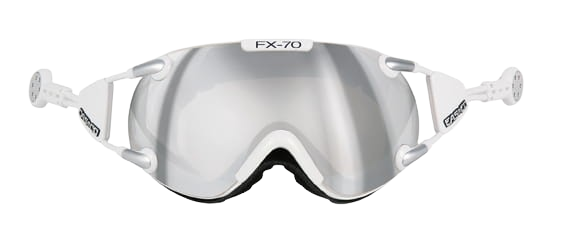 Lyžařské brýle Casco FX70 Carbonic White Silver - 2024/25