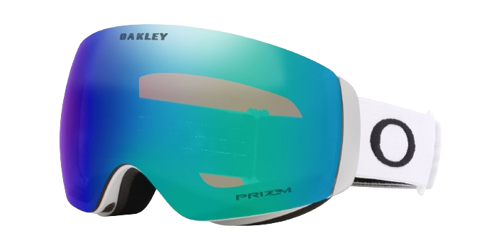 Lyžařské brýle Oakley Flight Deck M Matte White Prizm Argon Iridium - 2024/25