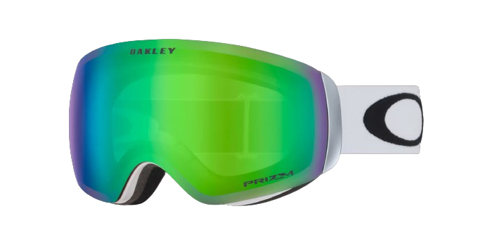 Lyžařské brýle Oakley Flight Deck M Prizm Snow Jade Iridium Lenses / Matte White - 2024/25