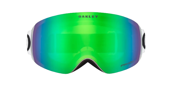 Lyžařské brýle Oakley Flight Deck M Prizm Snow Jade Iridium Lenses / Matte White - 2024/25