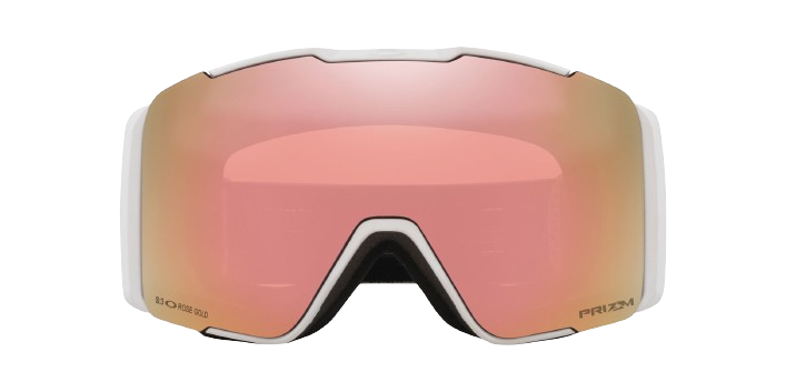 Lyžařské brýle Oakley Line Miner Pro M Matte White Prizm Rose Gold + náhradní zorníky Prizm Sapphi - 2024/25