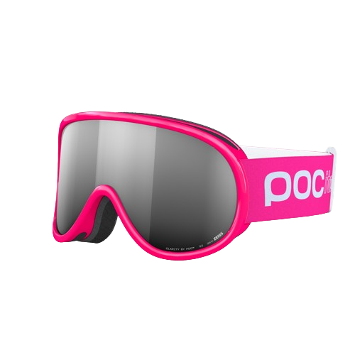 Lyžařské brýle POC Pocito Retina Fluorescent Pink/Partly Sunny Silver - 2024/25