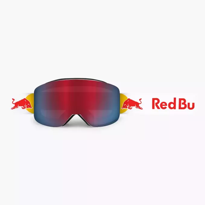 Lyžařské brýle RED BULL SPECT Magnetronslick-004 Shiny Silver/ Red Blue Mirror - 2022/23