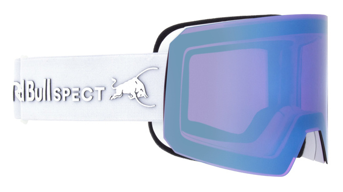 Lyžařské brýle Red Bull Spect Reign 03 White/Purple & Blue Mirror - 2023/24