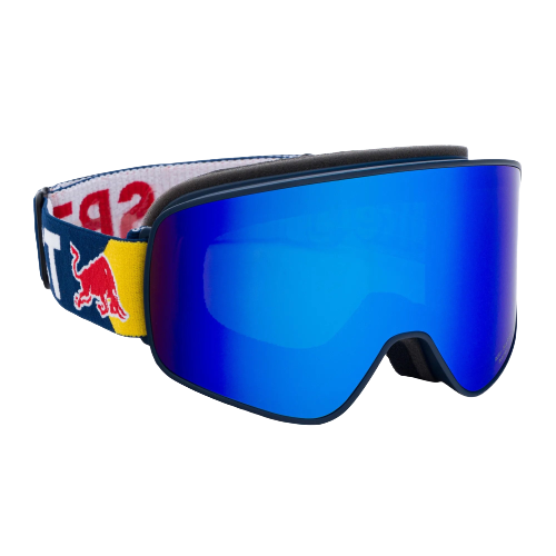 Lyžařské brýle Red Bull Spect Rush Blue/Brown & Blue Mirror - 2023/24