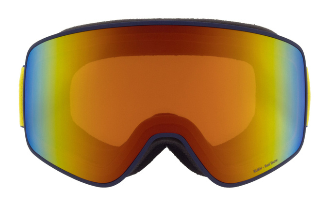 Lyžařské brýle Red Bull Spect Rush Blue/Orange & Red Mirror - 2023/24