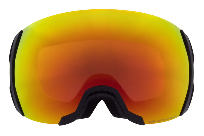 Lyžařské brýle Red Bull Spect Sight Black/Brown & Red Mirror - 2023/24