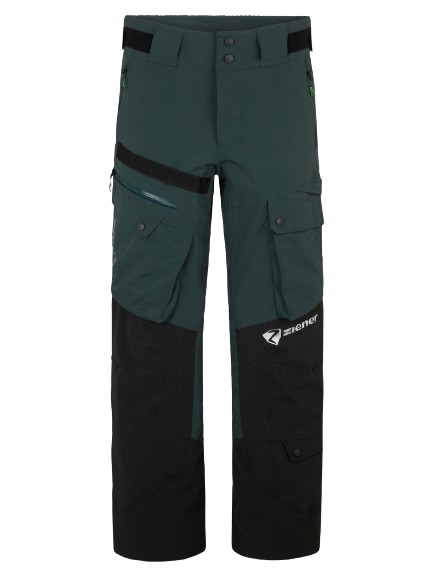 Lyžařské kalhoty Ziener RCE Coach Unisex Pants Dark Jungle - 2024/25