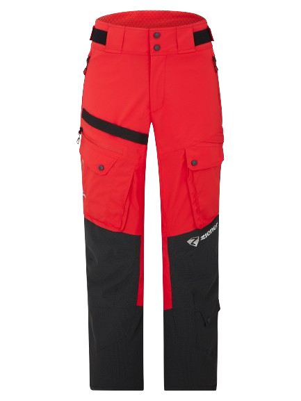 Lyžařské kalhoty Ziener RCE Coach Unisex Pants Red - 2024/25