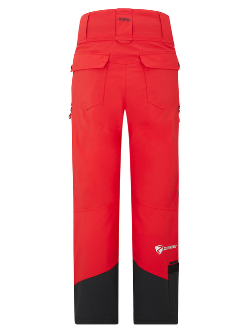 Lyžařské kalhoty Ziener RCE Coach Unisex Pants Red - 2024/25