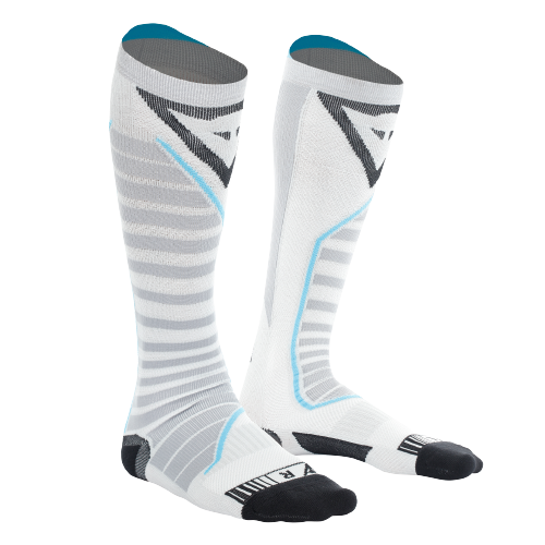 Lyžařské ponožky Dainese Dry Long Socks Black/Blue - 2023/24