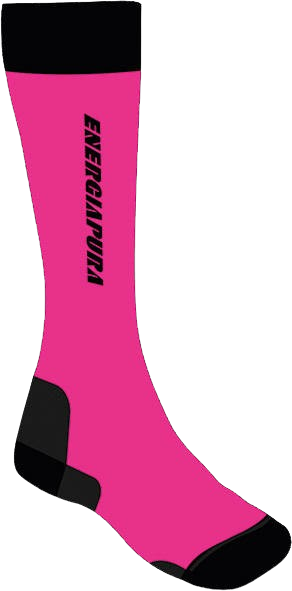 Lyžařské ponožky ENERGIAPURA Long Socks Top Silk Pink - 2022/23