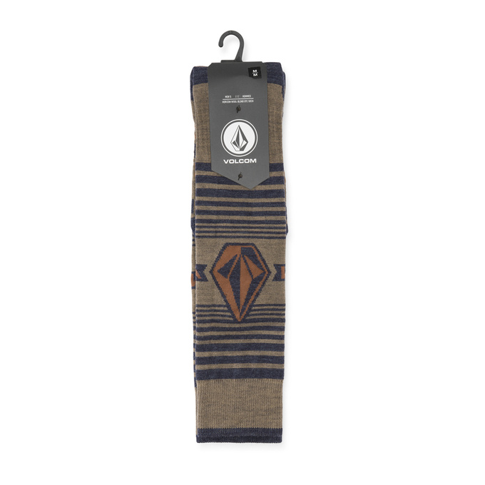 Lyžařské ponožky Volcom Horizon Wool Blend OTC Sock Chestnut Brown - 2024/25