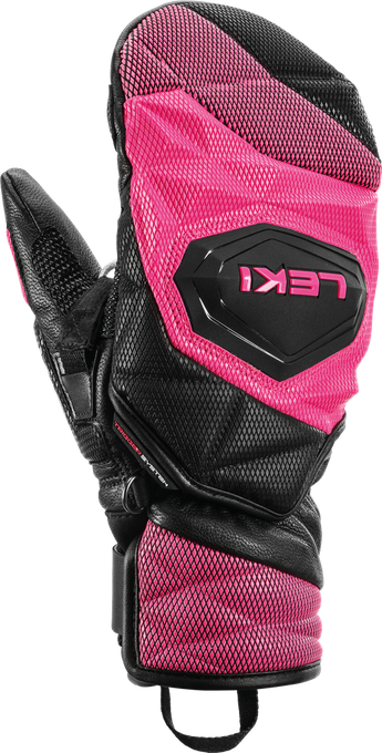 Lyžařské rukavice LEKI WCR Venom 3D Junior Mitt Pink - 2024/25