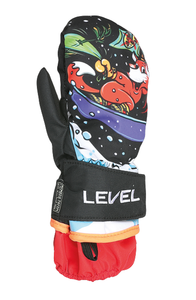 Lyžařské rukavice Level Animal Pk Black - 2024/25