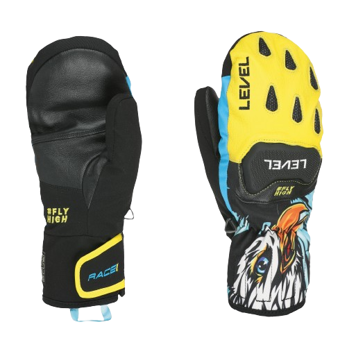 Lyžařské rukavice Level Race Replica Mitt Yellow-Blue - 2024/25