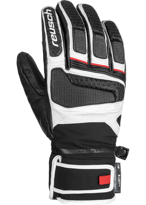 Lyžařské rukavice REUSCH Profi Sl Black/White/Fire Red - 2022/23