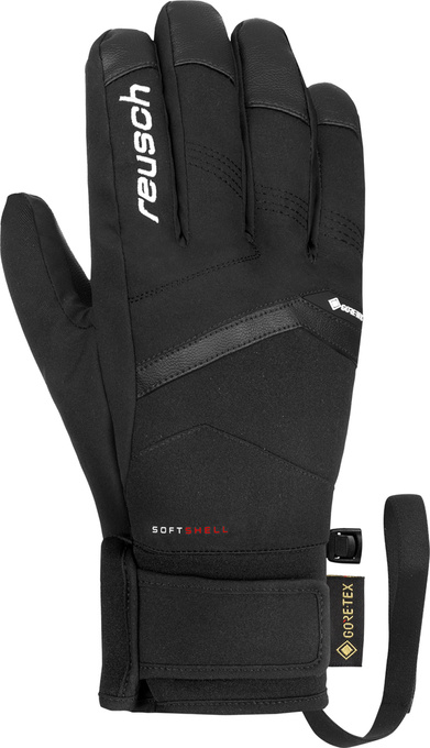 Lyžařské rukavice Reusch Blaster Gore-Tex Black/White - 2024/25