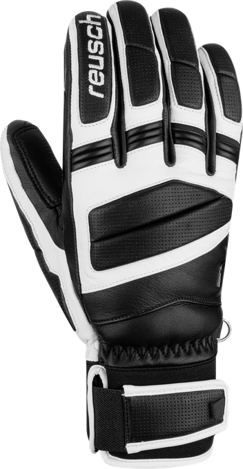 Lyžařské rukavice Reusch Master Pro Black/White - 2024/25