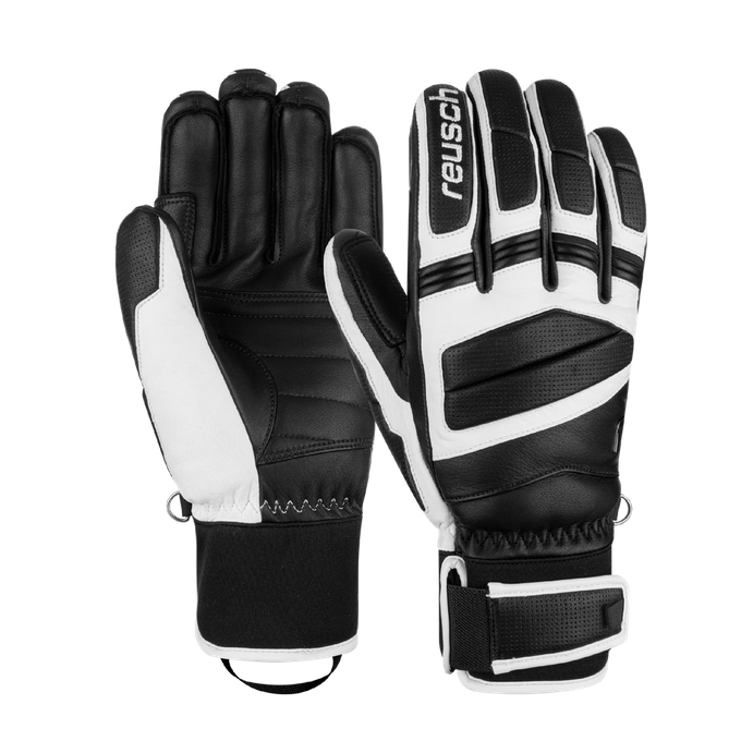 Lyžařské rukavice Reusch Master Pro Black/White - 2024/25