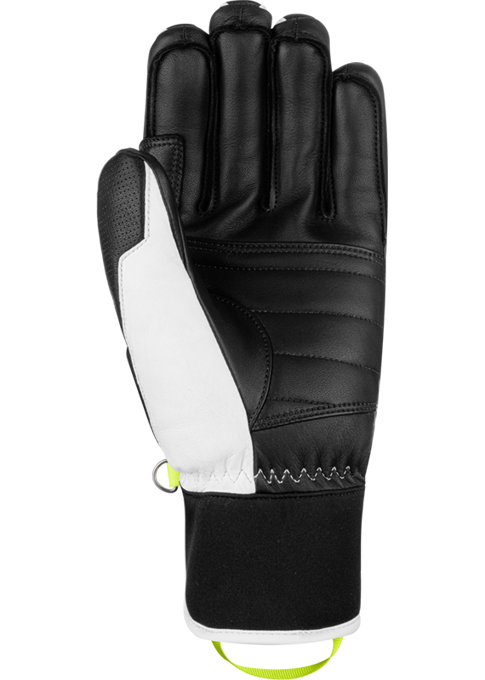 Lyžařské rukavice Reusch Master Pro Black/White/Safety Yellow - 2024/25