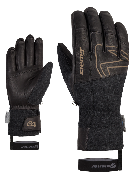 Lyžařské rukavice Ziener Ganghoffer AW Glove Black - 2023/24