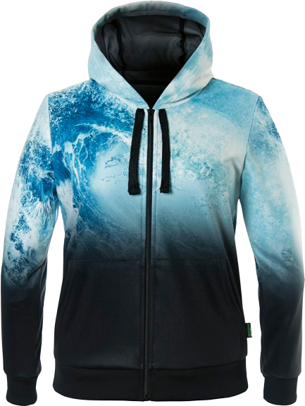 Mikina ENERGIAPURA Sweatshirt Full Zip With Hood Kalmar Life Wave - 2022/23