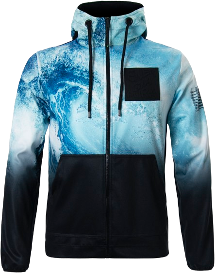 Mikina ENERGIAPURA Sweatshirt Full Zip With Hood Life Wave Junior - 2022/23