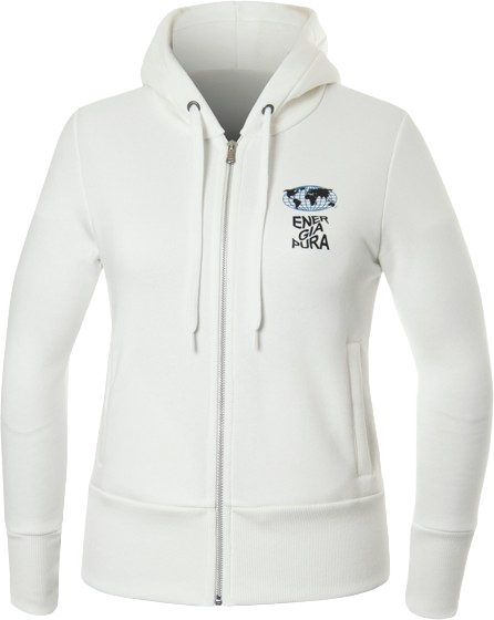 Mikina ENERGIAPURA Sweatshirt Full Zip With Hood Phoenix Lady White - 2021/22