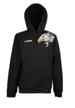 Mikina Level Worldcup Hoodie Black 2024/25