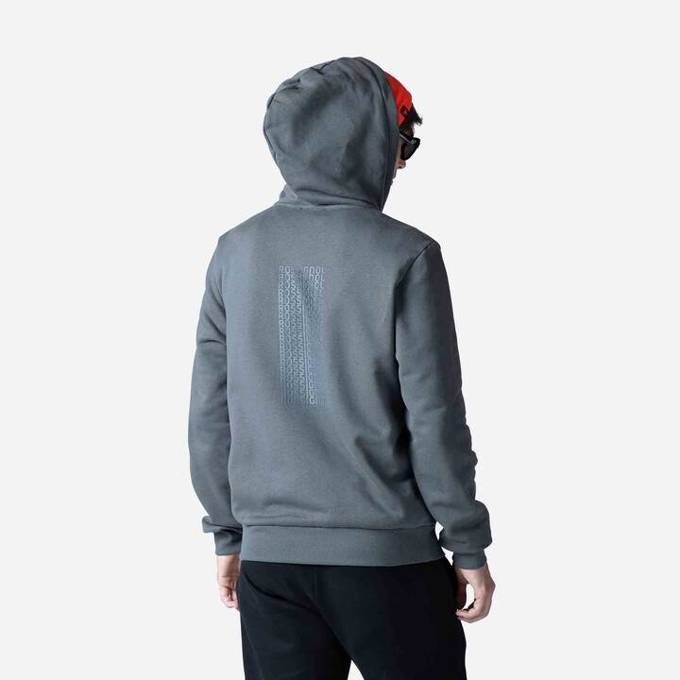 Mikina Rossignol Hero FZ Hoodie Onyx Grey - 2023/24